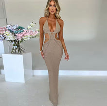 Load image into Gallery viewer, Bare Escape Halter Dress