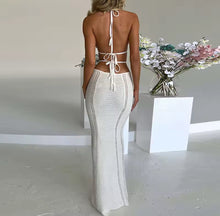 Load image into Gallery viewer, Bare Escape Halter Dress