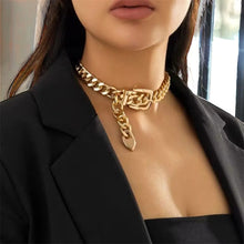 Load image into Gallery viewer, Cuban Link Chain Buckle Necklace