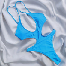 Load image into Gallery viewer, Layla Cross Halter Cut-Out Monokini