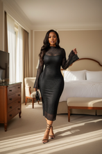 Load image into Gallery viewer, The Dallas Noir Dress