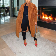 Load image into Gallery viewer, Streets is Talking Faux Fur Coat
