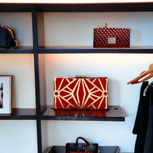 Load image into Gallery viewer, Bougie Bitch Gold Hollow Clutch
