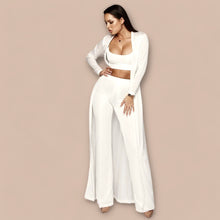 Load image into Gallery viewer, Always Winning Ribbed 3pc Pant Set
