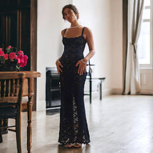 Load image into Gallery viewer, Grace &amp; Wisdom Sheer Lace Dress
