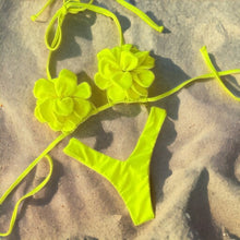 Load image into Gallery viewer, Floral Paradise Triangle Bikini
