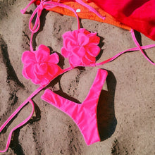 Load image into Gallery viewer, Floral Paradise Triangle Bikini
