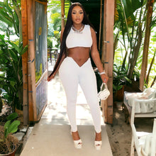 Load image into Gallery viewer, Bad Gyal Ribbed Pant Set

