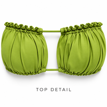 Load image into Gallery viewer, Yacht Me Green Ruched Bikini
