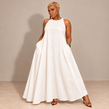 Load image into Gallery viewer, Solène Ivory Maxi Dress
