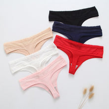 Load image into Gallery viewer, Comfy Cozy Vixen Cotton Thong
