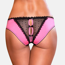 Load image into Gallery viewer, Temptation Mesh Lace Crotchless Panties
