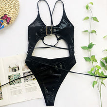 Load image into Gallery viewer, Baddie Snakeskin Monokini
