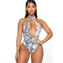 Load image into Gallery viewer, Deep V Plunge Monokini Plus Size
