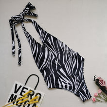 Load image into Gallery viewer, Deep V Plunge Monokini Plus Size
