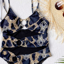 Load image into Gallery viewer, Temptation in Turks Hollow Out Monokini
