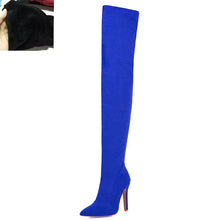 Load image into Gallery viewer, Suede Over the Knee Boots
