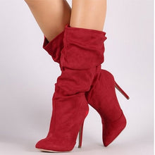 Load image into Gallery viewer, Loose Ruched MidCalf Boots
