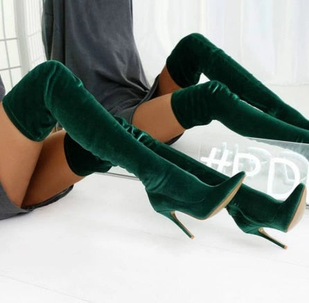 Suede Luxe Over the Knee Boots