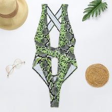 Load image into Gallery viewer, Besties Snakeskin Monokini
