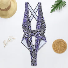Load image into Gallery viewer, Besties Snakeskin Monokini
