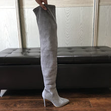 Load image into Gallery viewer, Vixen Suede Over the Knee Boots
